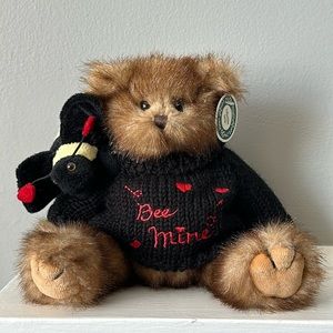 Bearington Bear Teddy Limited Collectible Valentine Bear Bee‎ Mine Sweater